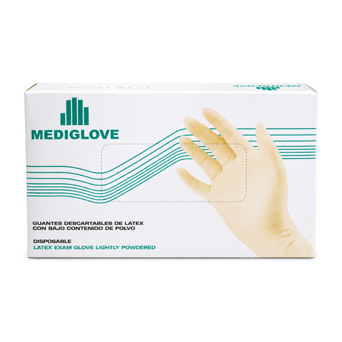 Guantes De Látex "S" Descartables Mediglove