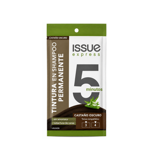Shampoo Tintura Castaño Oscuro Express 5 Minutos Issue