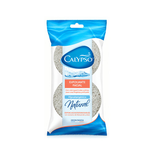 Esponja Exfoliante Facial 2un Calypso