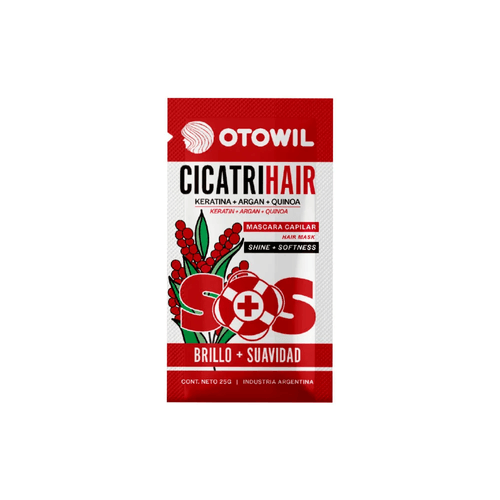 Mascara Capilar Keratina Argan Cicatrihair Otowil 25gr